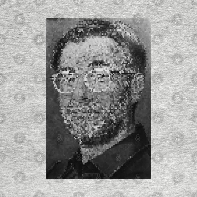 Jurgen Klopp pixel pencil sketch by tepy 